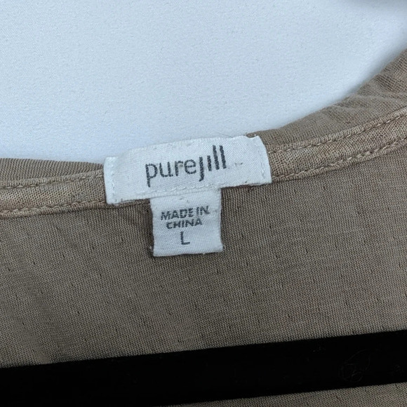 Pure Jill Hooded Kangaroo Pocket Sweater Textured - Picture 5 of 5
